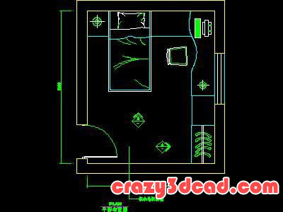 Bedroom design CAD drawings and details 09